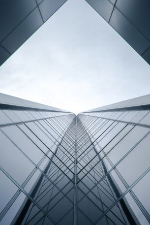 up, minimalism, height, skyscraper, perfectionism Wallpaper 640x960
