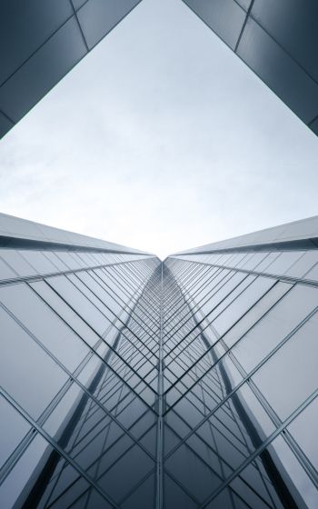 up, minimalism, height, skyscraper, perfectionism Wallpaper 800x1280