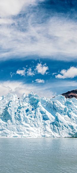 glaciers, ice, mountains, snow, water, landscape Wallpaper 720x1600