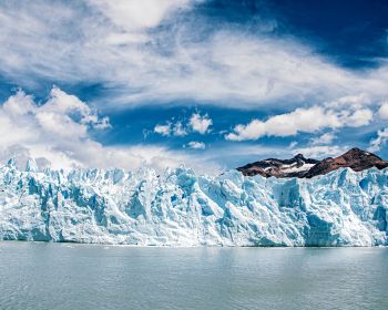 Обои 1280x1024 ледники, лед, горы, снег, вода, пейзаж