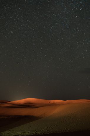 night, desert, sand, stars, starry sky, sky Wallpaper 4000x6000
