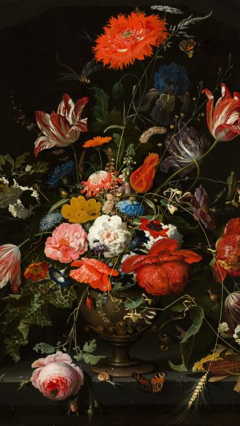 flowers, picture, bouquet Wallpaper 640x1136