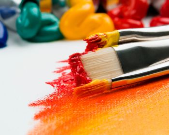 brush, paint, bright colors, canvas Wallpaper 1280x1024