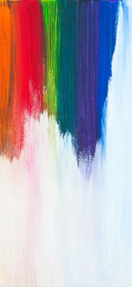 bright colors, paint with a brush, brush, strokes, bright color, canvas, creativity Wallpaper 828x1792