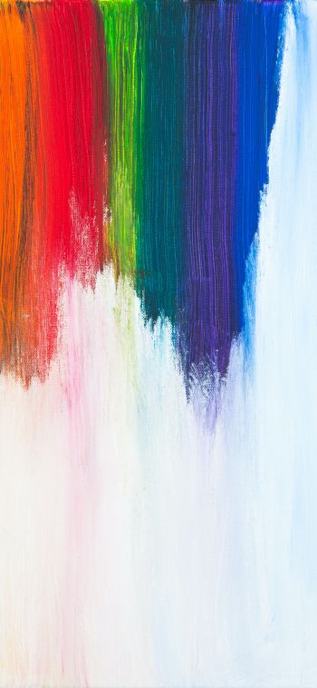 bright colors, paint with a brush, brush, strokes, bright color, canvas, creativity Wallpaper 1080x2340