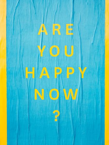 question, text, happiness, quote Wallpaper 2048x2732