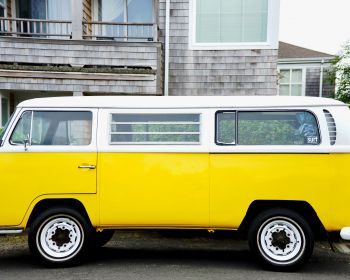 american car, car, machine, yellow, travel Wallpaper 1280x1024