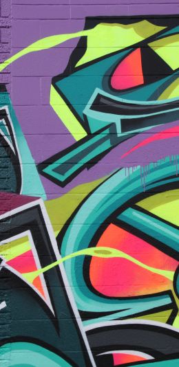 graffiti, Urban, city, wall Wallpaper 1440x2960