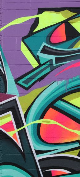 graffiti, Urban, city, wall Wallpaper 1440x3200