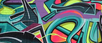 graffiti, Urban, city, wall Wallpaper 2560x1080