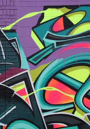 Обои 1668x2388 граффити, Урбан, город, стены