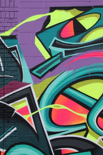 graffiti, Urban, city, wall Wallpaper 640x960