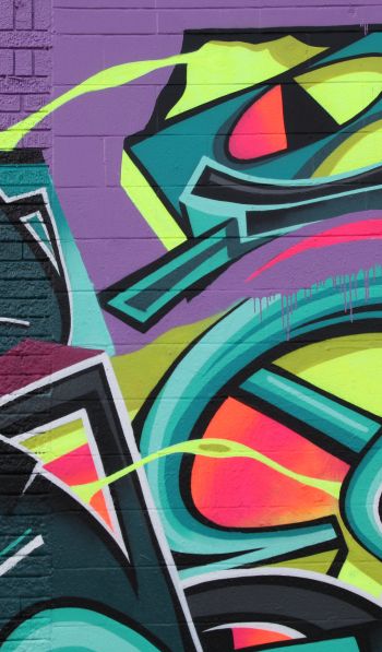 graffiti, Urban, city, wall Wallpaper 600x1024