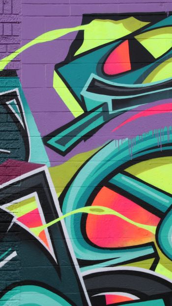 graffiti, Urban, city, wall Wallpaper 640x1136