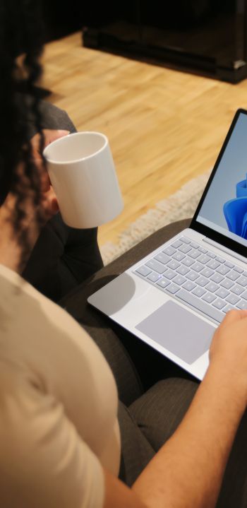 computer, technique, laptop, work Wallpaper 1440x2960