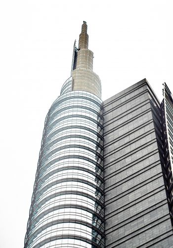 tall building, construction, skyscraper Wallpaper 1668x2388