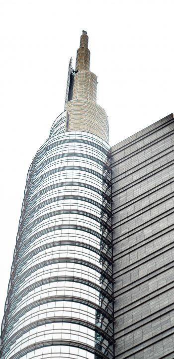 Обои 1080x2220 высокое здание, строительство, небоскреб