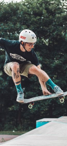 sport, skate park, skate board, tricks Wallpaper 1080x2340