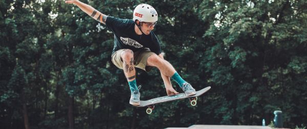 sport, skate park, skate board, tricks Wallpaper 2560x1080