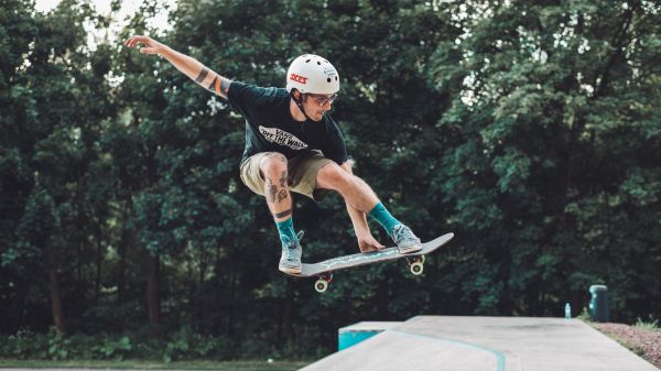 sport, skate park, skate board, tricks Wallpaper 2048x1152