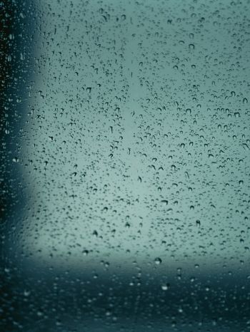 drops, glass, rain, window Wallpaper 2048x2732