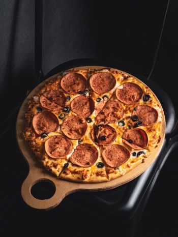 pizza, baked goods, delicious, food Wallpaper 1668x2224