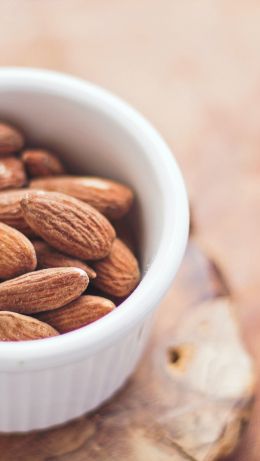 nuts, almond, benefit Wallpaper 640x1136