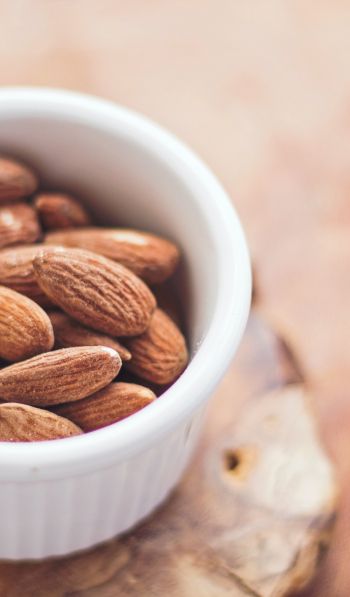 nuts, almond, benefit Wallpaper 600x1024