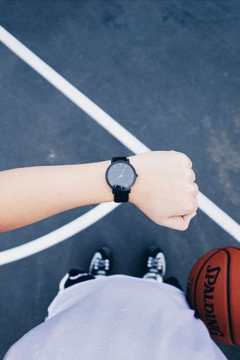 basketball, sport, ball, watch Wallpaper 640x960