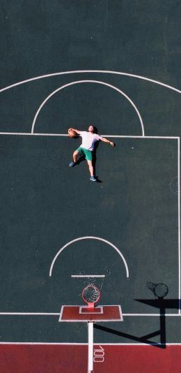 basketball, sport, basketball hoop Wallpaper 1080x2220