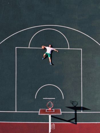 basketball, sport, basketball hoop Wallpaper 1536x2048
