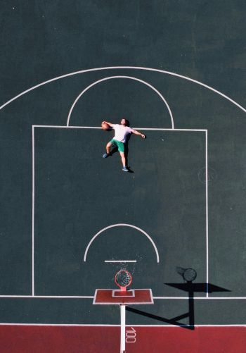 basketball, sport, basketball hoop Wallpaper 1668x2388