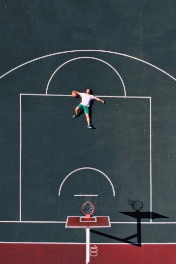 basketball, sport, basketball hoop Wallpaper 640x960