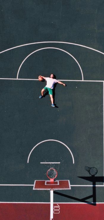 basketball, sport, basketball hoop Wallpaper 1080x2280