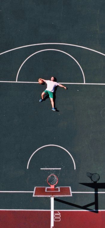 basketball, sport, basketball hoop Wallpaper 1080x2340