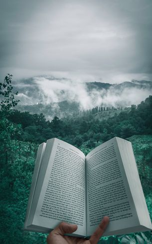 book, nature, read, hobby Wallpaper 1752x2800