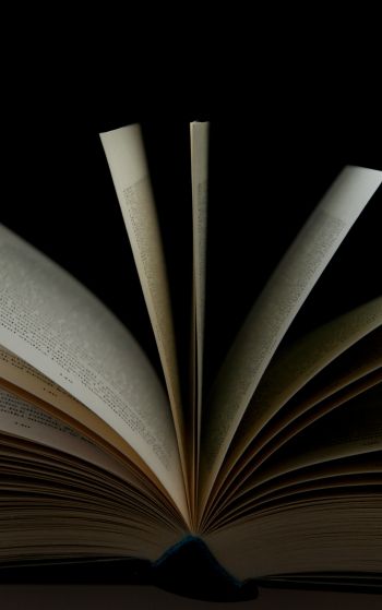 open book, book, pages Wallpaper 1752x2800