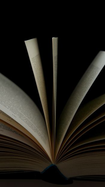 open book, book, pages Wallpaper 750x1334