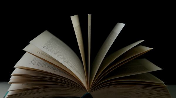 open book, book, pages Wallpaper 1280x720