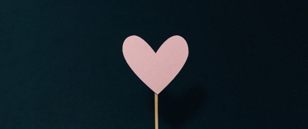 heart, pink, valentine Wallpaper 2560x1080