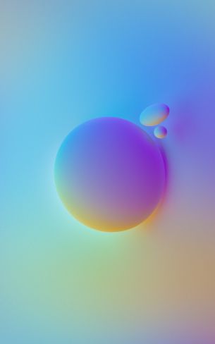 ball, 3D modeling, graphics Wallpaper 1200x1920