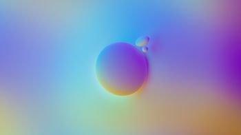 ball, 3D modeling, graphics Wallpaper 2560x1440