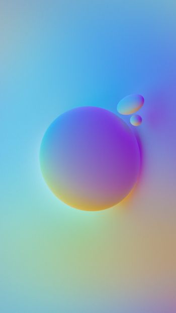 ball, 3D modeling, graphics Wallpaper 640x1136