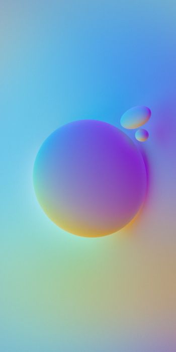 ball, 3D modeling, graphics Wallpaper 720x1440
