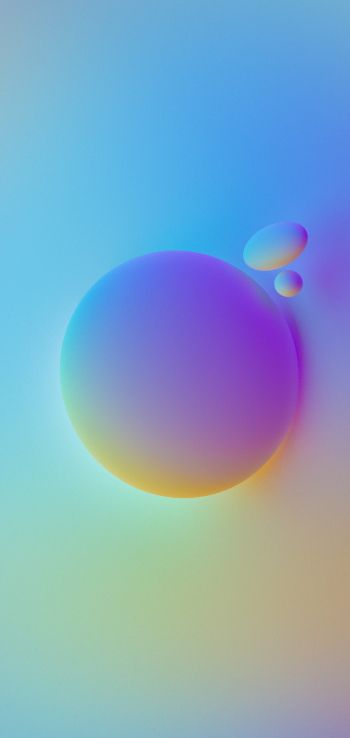 ball, 3D modeling, graphics Wallpaper 720x1520