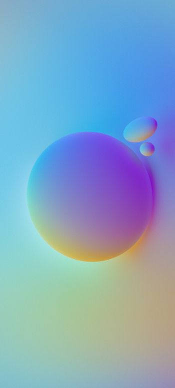 ball, 3D modeling, graphics Wallpaper 720x1600