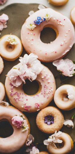 donut, sweetness Wallpaper 1440x2960