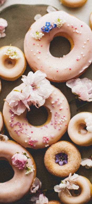 donut, sweetness Wallpaper 1080x2400