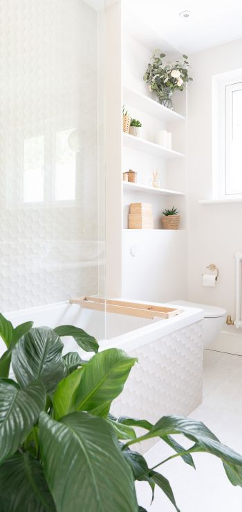 bath, white Wallpaper 720x1520