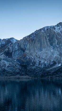 mountains, lake, reflection Wallpaper 640x1136